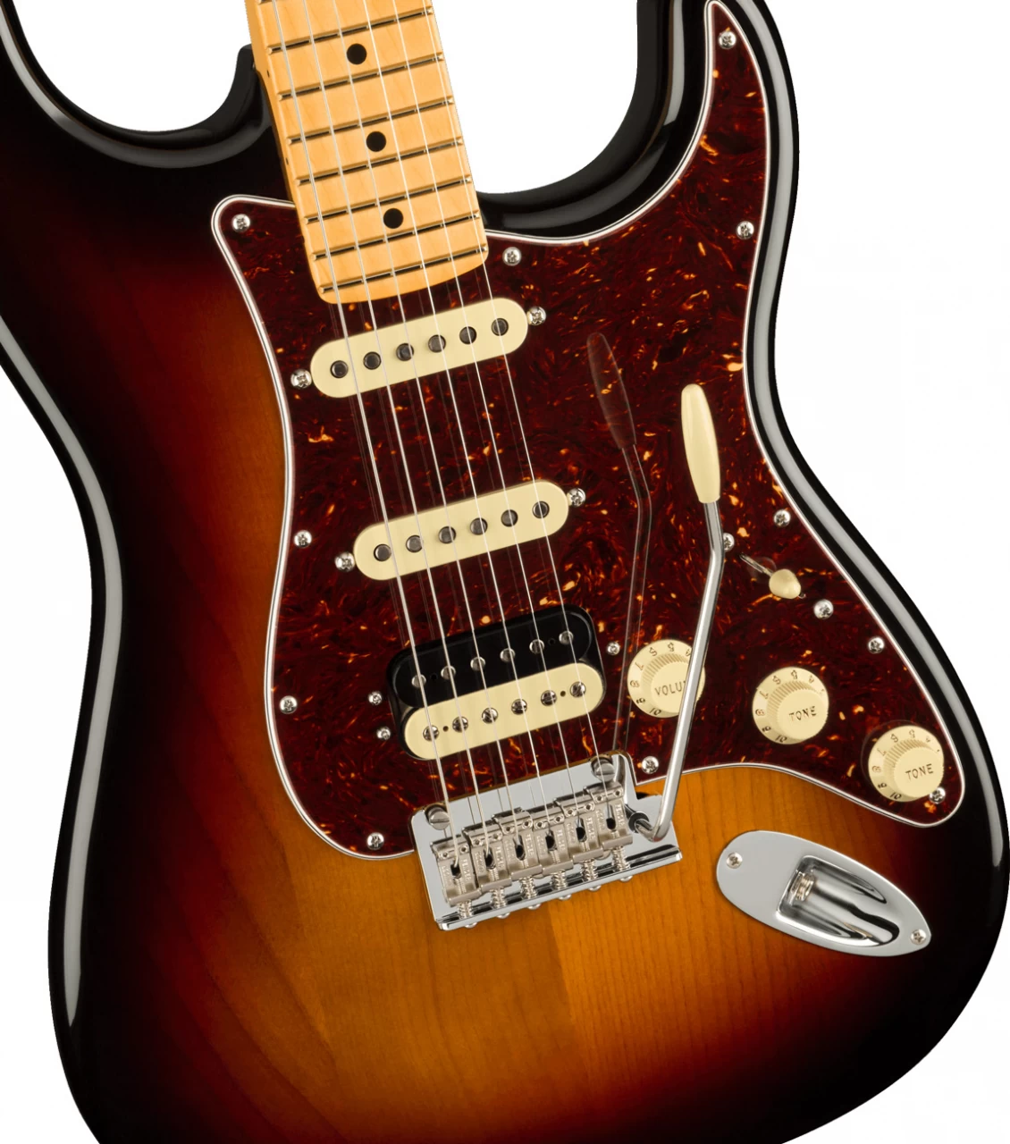 Fender American Pro II Strat HSS MN - 3TSB 5 Fender American Pro II Strat HSS MN - 3TSB – Bild 3
