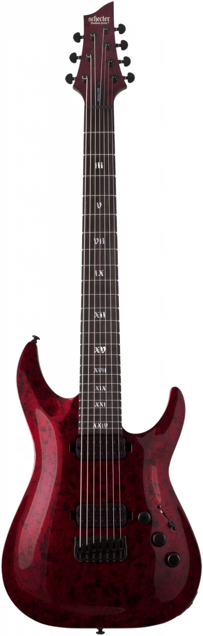Schecter Apocalypse C-7 Red Reign 3 Schecter Apocalypse C-7 Red Reign