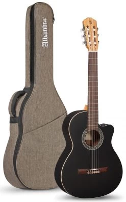 Alhambra Black Satin CW EZ Mit Gigbag