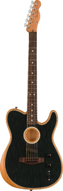 Fender Acoustasonic Player Tele - BRSH BK