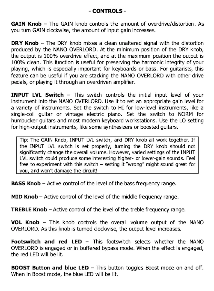 Electro-Harmonix Nano Operation Overlord 7 Electro-Harmonix Nano Operation Overlord – Bild 5