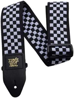 Ernie Ball Jaquard Black/White Checkered 3 Ernie Ball Jaquard Black/White Checkered